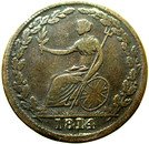 ½ Penny Token (Wellington Token)