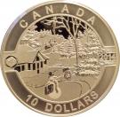 10 Dollars - Elizabeth II (Canadian Holiday Scene)