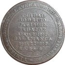 ½ Penny (Wellington Peninsular token to Madrid)