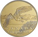 50 Dollars - Elizabeth II (Snowy Owl)