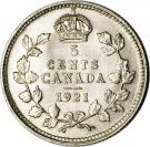 5 Cents - George V (with DEI GRATIA)