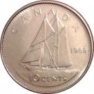 10 Cents - Elizabeth II (2nd portrait)