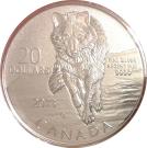 20 Dollars - Elizabeth II (Wolf)