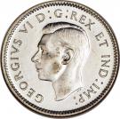 10 Cents - George VI (with IND:IMP:)