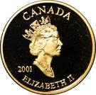 3 Cents - Elizabeth II (Postage Stamp Gold Plated)