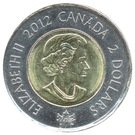 2 Dollars - Elizabeth II (War of 1812, HMS Shannon)