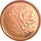 1 Cent - Elizabeth II (4th portrait; magnetic)