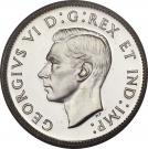 25 Cents - George VI (with IND:IMP:)