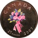 25 Cents - Elizabeth II (Flower Bouquet)