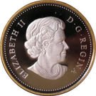 1 Dollar  - Elizabeth II (War of 1812; gold-plated)
