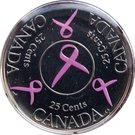 25 Cents - Elizabeth II (Pink Ribbons)