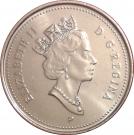 5 Cents - Elizabeth II (3rd portrait; magnetic)