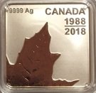 3 Dollars - Elizabeth II (Maple Leaf Quartet - upper right)