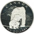 300 Dollars - Elizabeth II (Polar bear; platinum)