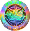 3 Dollars - Elizabeth II (Maple Leaf Hologram)