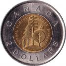 2 Dollars - Elizabeth II (Boreal Forest)