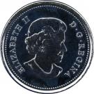 25 Cents - Elizabeth II (Canadian Flag)