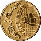 5 Dollars - Elizabeth II (Five Blessings; 1/10 oz. Gold)