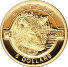 5 Dollars - Elizabeth II (Wolf)