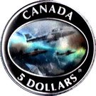 5 Dollars - Elizabeth II (Canadian Forces Snowbirds)