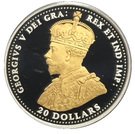 20 Dollars - Elizabeth II (George V - The battle of Passchendaele)