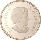 1 Dollar - Elizabeth II (Canadian Arctic Expedition; gold plated)
