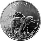 5 Dollars - Elizabeth II (Grizzly Bear)