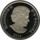 75 Dollars - Elizabeth II (Grizzly bear; platinum)