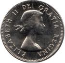5 Cents - Elizabeth II (1st portrait; round)