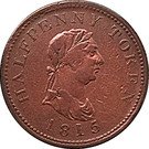 ½ Penny - (Halifax)