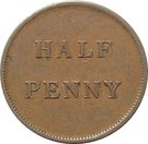 ½ Penny (James Duncan Token)