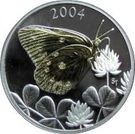 50 Cents - Elizabeth II (Clouded Sulphur Butterfly)