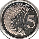 5 Cents -Elizabeth II (25th Anniversary of Coronation)