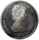 5 Dollars - Elizabeth II (2nd portrait; Silver)