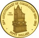 50 Dollars - Elizabeth II (Coronation Chair)