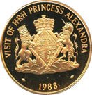 250 Dollars - Elizabeth II (Visit of Princess Alexandra)