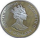 5 Dollars - Elizabeth II (Summer Olympics)