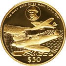 50 Dollars - Elizabeth II (Spitfires over Dover)