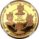 50 Dollars - Elizabeth II (Plantagenet Kings I)
