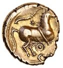 Gold Stater (Trinovantian V; Cunobelin)