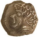 Drachm, negroid head (Tolosa, obverse incuse strike)