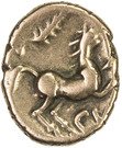 ¼ Gold Stater (Trinovantian U; Cunobelin)