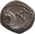 Denier (Allobroges; seahorse)