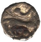¼ Gold Stater (circular segments and horse right)