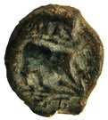 Hemiobolion with a bull (Massalia, head right with Κ below the chin, ΜΑΣΣΑ ΞΤΘ with a bull butting right)