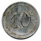 10 Centimes (Bougie Chamber of Commerce)