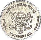 3000 Francs (Queen Nefertiti)