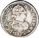 ¼ Real - Carlos IIII (bust of Carlos IV)