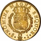 8 Escudos - Fernando VI (first bust of Fernando VI, Inverted Fleece)