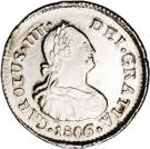 ½ Real - Carlos IIII (bust of Carlos IV)